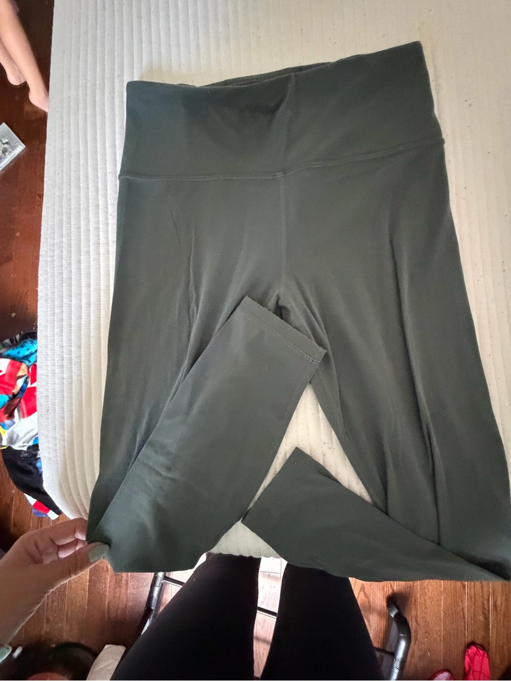 Athleta High-Waist Olive Green Leggings